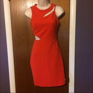 Topshop red dress